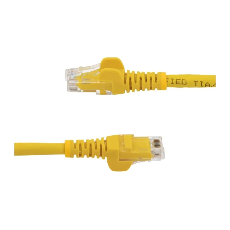 StarTech.com Cat6 Ethernet Cable 4 Core, Yellow, 7 m, Unshielded Unscreened, Snagless PVC N6PATC7MYL