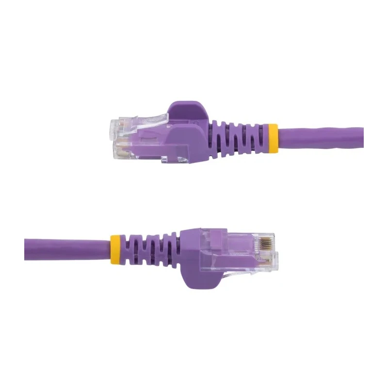 StarTech.com Cat6 Snagless Unshielded Unscreened Ethernet Cable, Purple PVC 0.5 m 