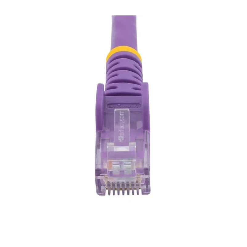 StarTech.com Cat6 Snagless Unshielded Unscreened Ethernet Cable, Purple PVC 0.5 m 
