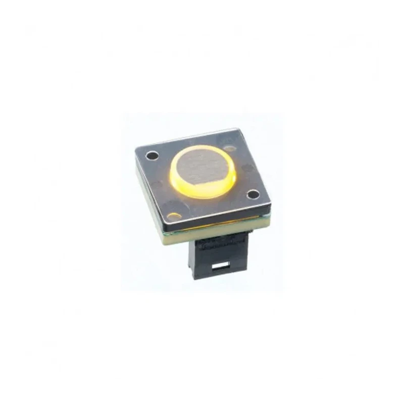 APEM PR Series Push Button Switch Panel Mount SPST IP65 12 V dc 14.5 mm Cutout PR00100XXXX0