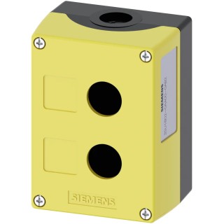 Siemens Yellow Plastic Push Button Enclosure, SIRIUS ACT 3SU18 Series, 22 mm Diameter, IP69/IP67/IP66 3SU1802-0AA00-0AB2