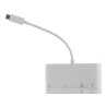 RS PRO USB C to DVI Adapter Cable 1 Supported Display, 150 mm Length, White ABS Shell 192-4689