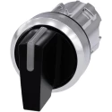 Siemens SIRIUS ACT 3SU10 Series 3 Position Illuminated Selector Switch Head, 22 mm Cutout, IP66 IP67 IP69K 3SU1052-2BP10-0AA0