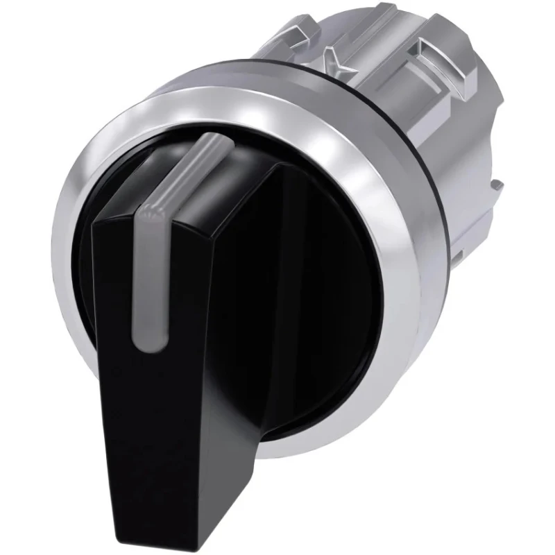 Siemens SIRIUS ACT 3SU10 Series 3 Position Illuminated Selector Switch Head, 22 mm Cutout, IP66 IP67 IP69K 3SU1052-2BP10-0AA0