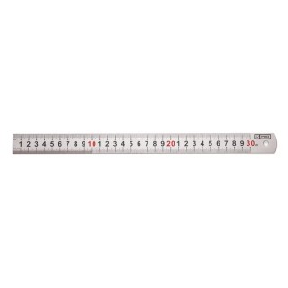 RS PRO Stainless Steel Metric Ruler 300 mm Length 25 mm Width Precision Class II 192-3661