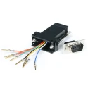 StarTech.com D-Sub Adapter 9-Way D-Sub to Male Male RJ45 Female Female GC98MF