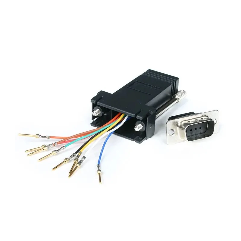StarTech.com D-Sub Adapter 9-Way D-Sub to Male Male RJ45 Female Female GC98MF