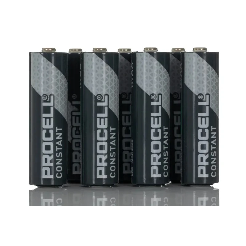 Duracell Procell Constant Alkaline AA Battery 1.5 V 3.125Ah 638 Pieces Flat Termination 50.5mm Height 14.5mm 5000394149076