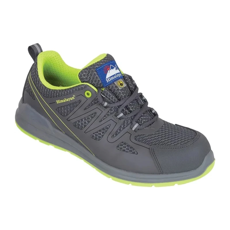 Himalayan Unisex Grey Non-Metallic Safety Trainer UK Size 12 EU Size 47 Slip Resistant SRC Composite Midsole EN 4334GR120