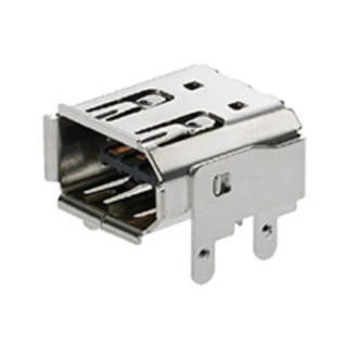 Molex 6 Way Right Angle Through Hole Firewire Connector Female 53984-0681