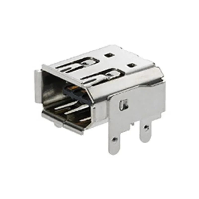 Molex 6 Way Right Angle Through Hole Firewire Connector Female 53984-0681