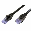 Roline Cat6a Ethernet Cable 8 Core, Black, 3 m Length, Unshielded Unscreened, Low Smoke Zero Halogen Jacket Cat6a