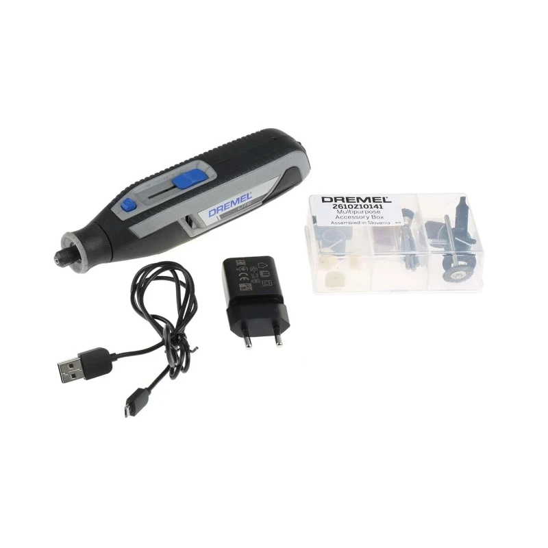 Dremel Cordless Rotary Multitool 3.6V, 2Ah Battery, EZ Twist Quick Change, 8000 to 25000 RPM, 270g F0137760JA