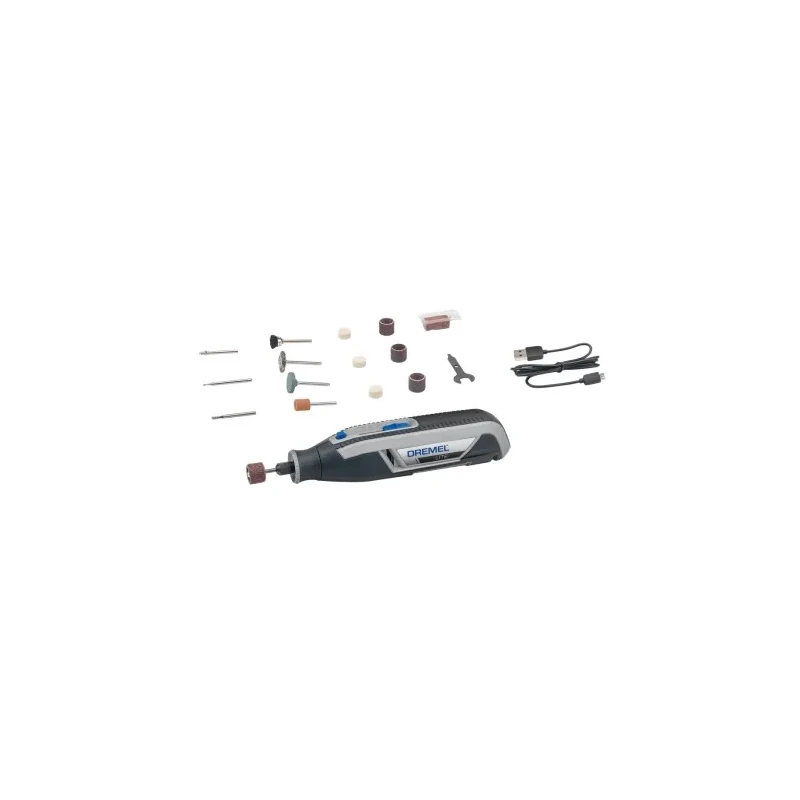 Dremel Cordless Rotary Multitool 3.6V, 2Ah Battery, EZ Twist Quick Change, 8000 to 25000 RPM, 270g F0137760JA