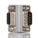 StarTech.com Right-Angled D-Sub Adapter 9-Way Male to Female Through Hole 30mm GC99MFRA2
