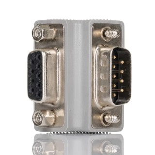 StarTech.com Right-Angled D-Sub Adapter 9-Way Male to Female Through Hole 30mm GC99MFRA2