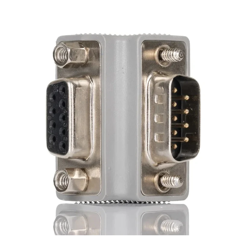 StarTech.com Right-Angled D-Sub Adapter 9-Way Male to Female Through Hole 30mm GC99MFRA2