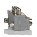 StarTech.com Right-Angled D-Sub Adapter 9-Way Male to Female Through Hole 30mm GC99MFRA2