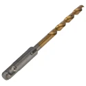 Makita High Speed Steel Tin Drill Bit 6.5 mm Diameter, 63 mm Cutting Length, 131 mm Overall Length B-57473