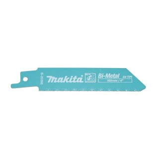 Makita Reciprocating Saw Blade 5-Piece 100 mm Bi-Metal, 24 Teeth Per Inch B-20395