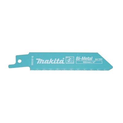 Makita Reciprocating Saw Blade 5-Piece 100 mm Bi-Metal, 24 Teeth Per Inch B-20395