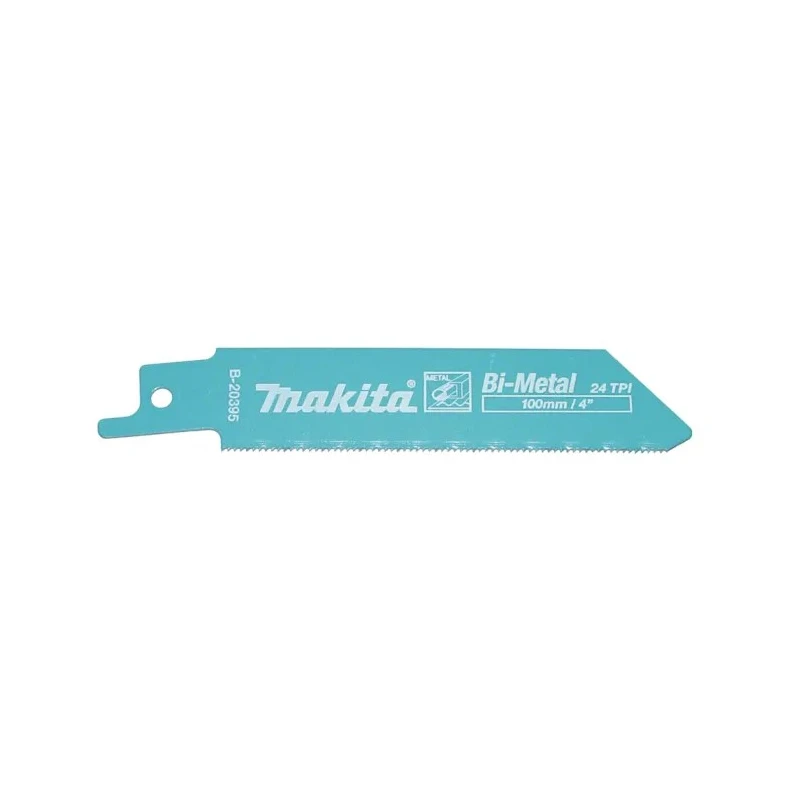 Makita Reciprocating Saw Blade 5-Piece 100 mm Bi-Metal, 24 Teeth Per Inch B-20395
