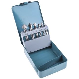 Makita Countersink Drill Bit Set 90° Angle, 6 Pieces with High-Speed Steel D-42204