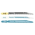 Makita Jigsaw Blade Metal Wood High Speed Steel, 75mm Cutting Length, Pack of 3 Blades B-06292