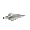 Makita High Speed Steel Specialist Step Drill Bit 4-32 mm Diameter, Tri-Flat Shank, 6 mm Shank Size D-40107