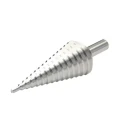 Makita High Speed Steel Specialist Step Drill Bit 4-32 mm Diameter, Tri-Flat Shank, 6 mm Shank Size D-40107