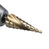 Makita High Speed Steel Step Drill Bit 4-12 mm Drill Diameter, Tin Coated Hex Shank D-40179