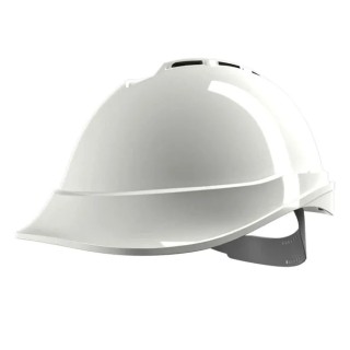 MSA Safety V-Gard 200 White Ventilated Adjustable Safety Helmet GV611-0000000-000