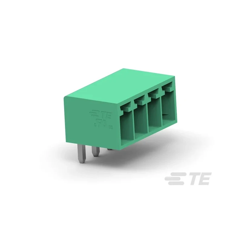 TE Connectivity Buchanan Series Pluggable Terminal Block 4-Contact 3.5 mm Pitch 1 Row 300V AC 10A 2350514-4