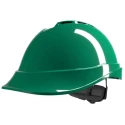 MSA Safety V-Gard 200 Green Safety Helmet Ventilated Adjustable GV642-0000000-000