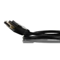 RS PRO Polyvinyl Chloride DisplayPort to DisplayPort Cable Male to Male 500 mm 195-4906