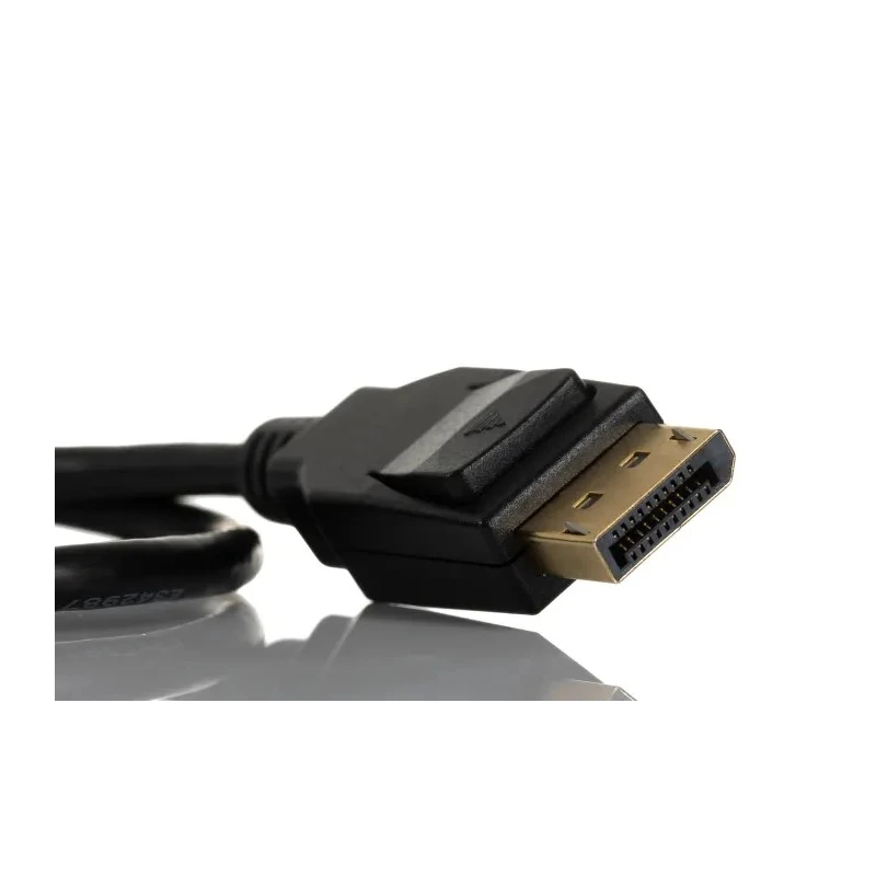 RS PRO Polyvinyl Chloride DisplayPort to DisplayPort Cable Male to Male 500 mm 195-4906