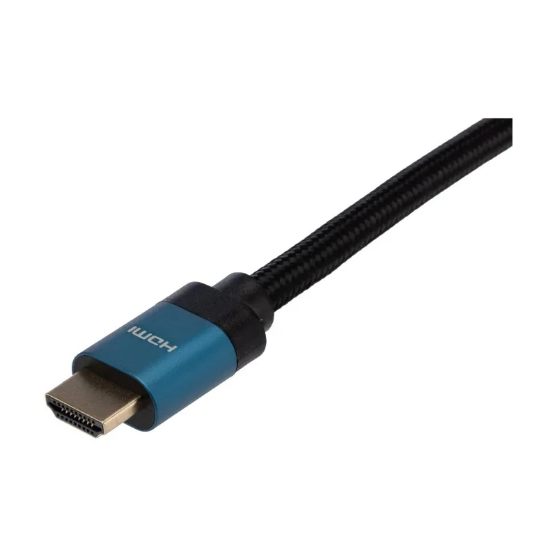 RS PRO 2 m 8K @ 60Hz HDMI Cable Male to Male HDMI 2.1 Black 195-4891