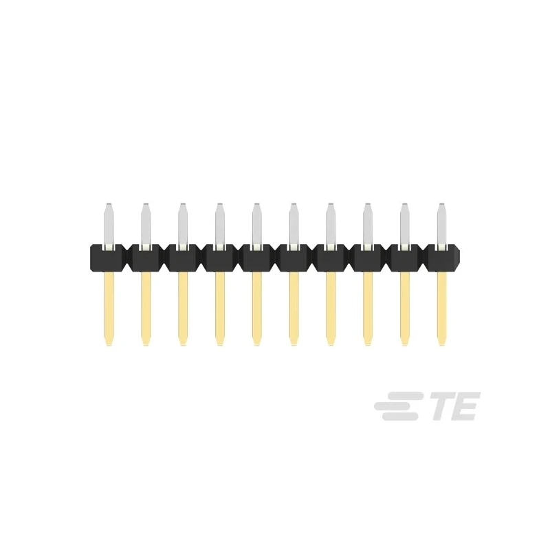 TE Connectivity AMPMODU Series Straight Through Hole Pin Header 12 Contacts 2 mm Pitch 2 Row Unshrouded 2842126-6