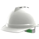 MSA Safety V-Gard 500 White Ventilated Adjustable Safety Helmet GV411-0000000-000