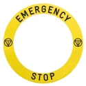 Schneider Electric Legend Plate Accessory for Emergency Stop ZB5AS84W Harmony Series ZBY8L330