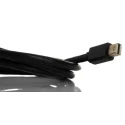 RS PRO Male Mini DisplayPort to Male DisplayPort Cable, Polyvinyl Chloride Jacket, 1 m, Black, Gold Plated 195-4904