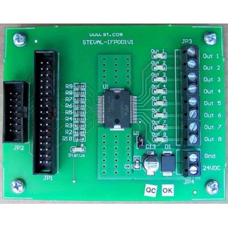STMicroelectronics Power Management Demonstration Board for VN808CM-E Octal High-Side Drivers STEVAL-IFP001V1