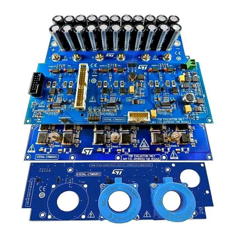 STMicroelectronics Evaluation Kit Motor Control for STH310N10F7, STH315N10F7, 100 V STripFET™ F7 MOSFETs STEVAL-CTM009V1