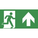 EMERGI-LITE Ceiling Emergency Exit Legend Cast Aluminium Enclosure Ceiling Mount 400mm 7TCA091350R4217 RSEN5120
