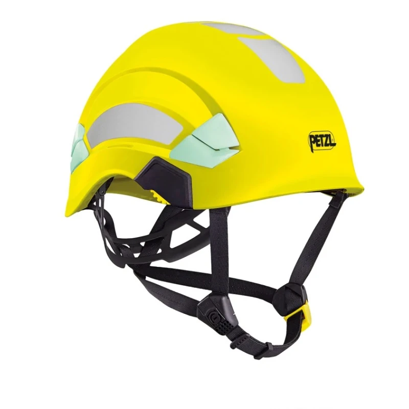 Petzl VERTEX Yellow Safety Helmet with Chin Strap Included Adjustable Headband A010DA00
