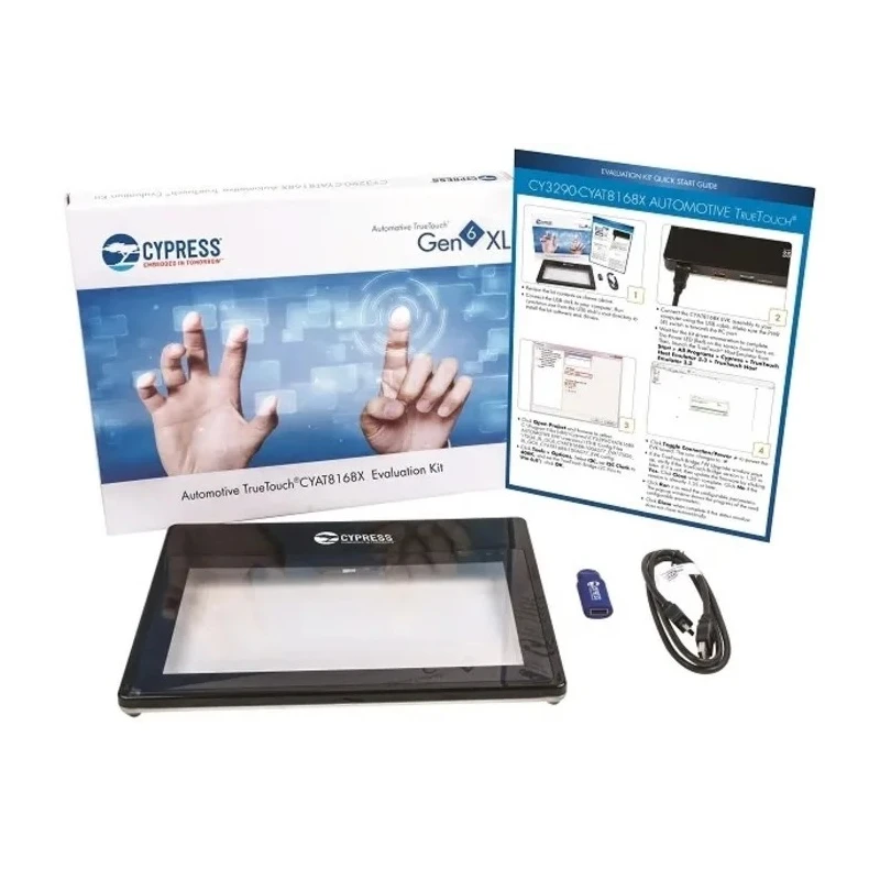 Infineon Automotive TrueTouch Capacitive Multi-Touch All-Points Touchscreen Controller Evaluation Kit CY3290-CYAT8168X