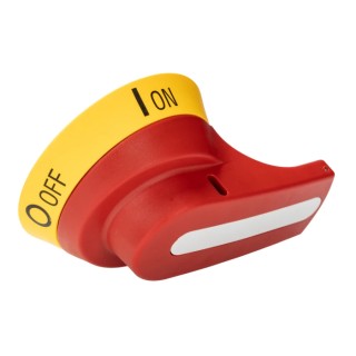 Lovato Electric Rotary Handle Yellow Red 103.6 mm GAX Series GAX66N