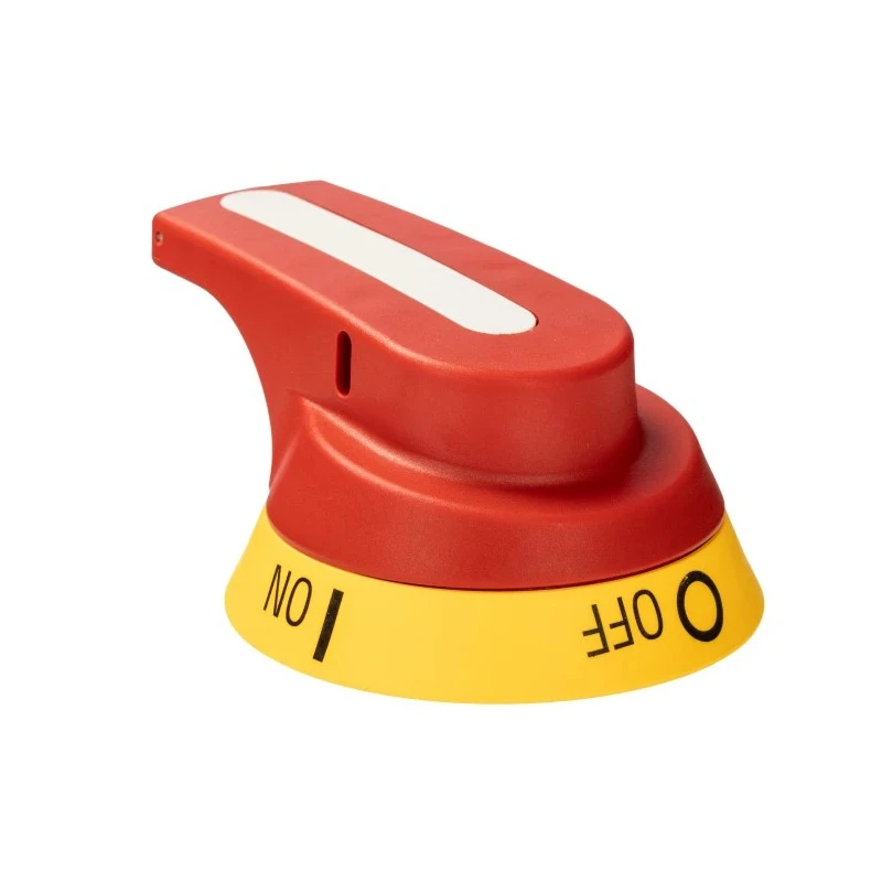 Lovato Electric Rotary Handle Yellow Red 103.6 mm GAX Series GAX66N