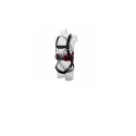 3M Fall Arrest Harness with Hip Padding, 140 kg Weight Capacity, Adjustable Straps, Red/Black, Size ML 1161634