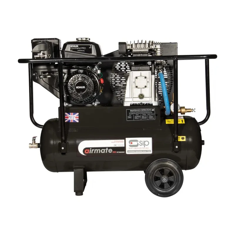 SIP Portable 5.1 kW Belt Driven Air Compressor, 10.3 bar Max Pressure, 50 L Tank Capacity, 230 V 4328